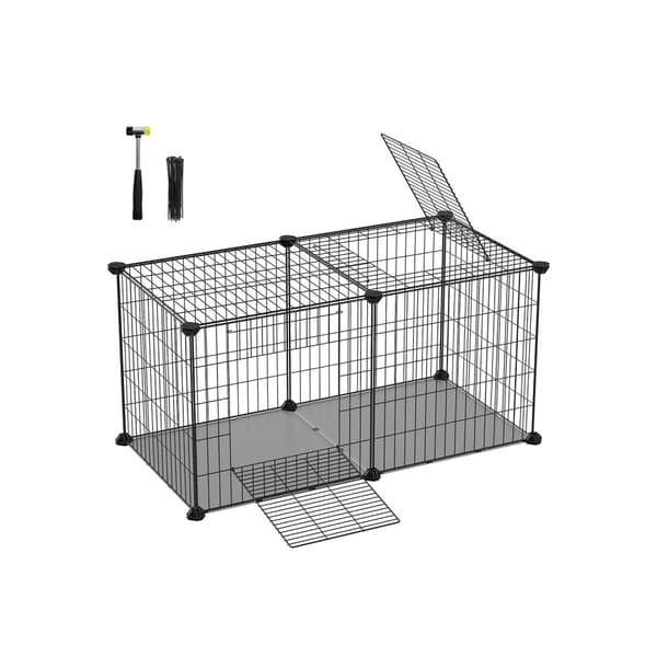 Bur til små dyr 82 x 41 x 41 cm med 2 døre L