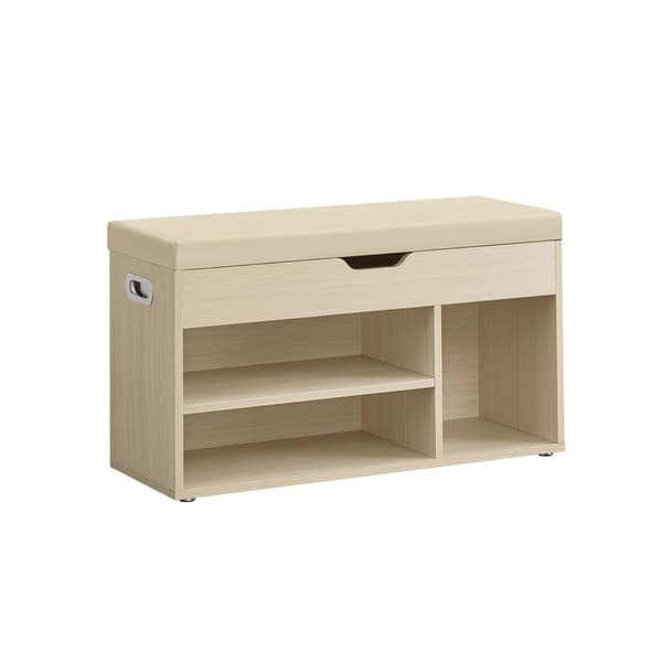 Skobenk med 3 åpne rom naturbeige