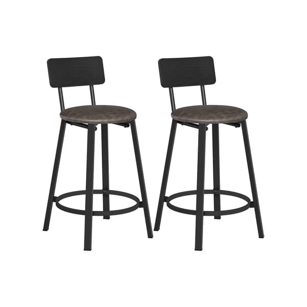 Barstolar PU-klädsel enkel montering industriell design