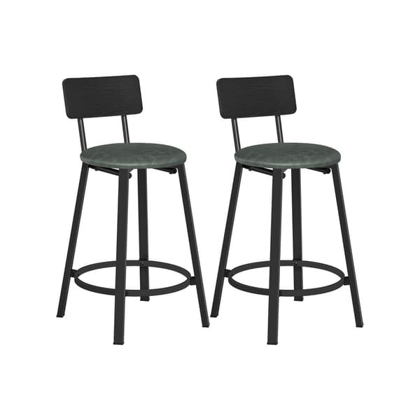 Barstolar PU-klädsel enkel montering industriell design