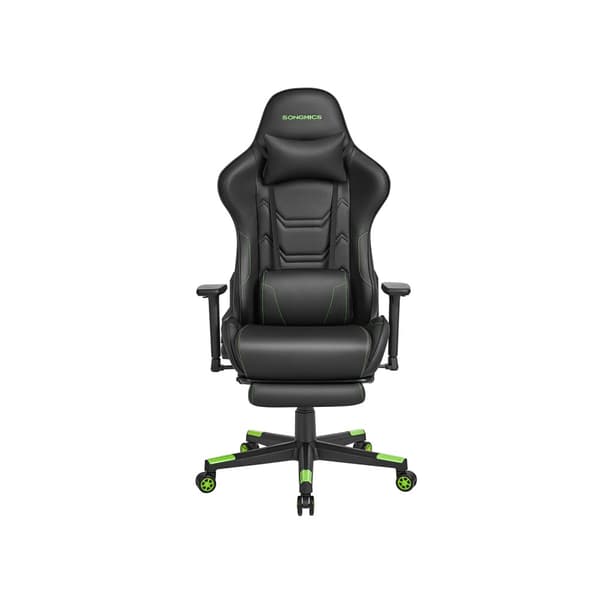 Ergonomiska armstödskuddar för gamingstol svartgrön