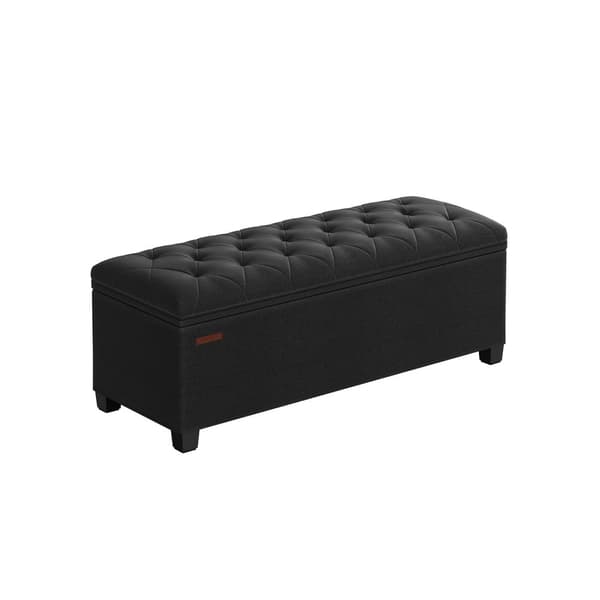 Krakk med oppbevaringsplass 40 x 110 x 40 cm blekksvart