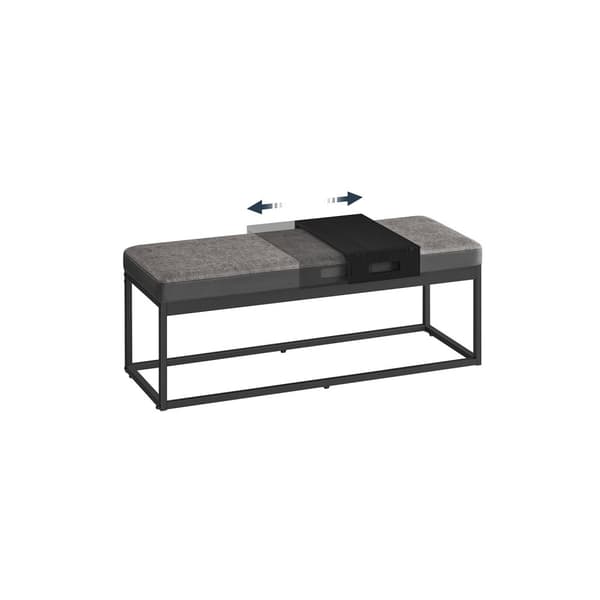 HOME oppbevaringsbenk laget av kunstskinn