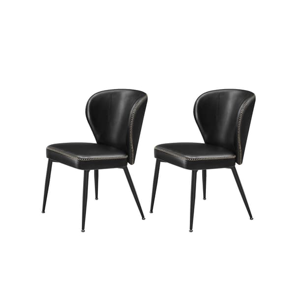 EKHO Collection - Matsalsstolar Set om 2 bläcksvarta