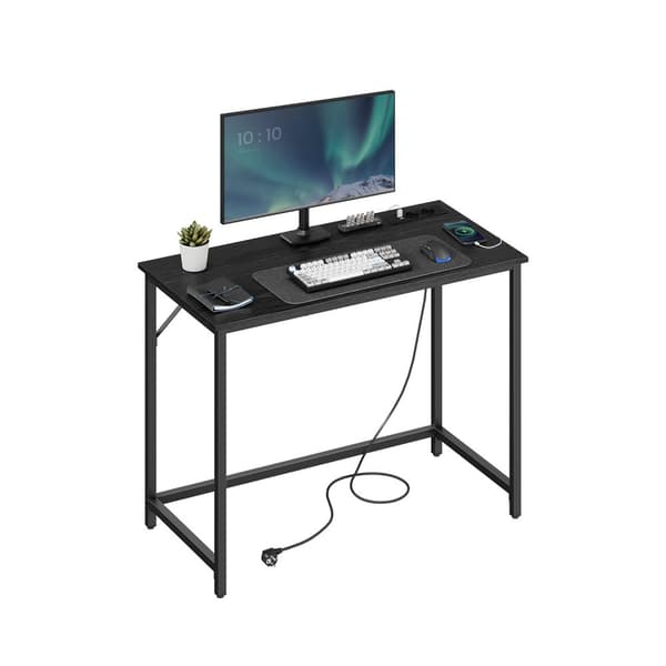 Spelbord med LED-belysning ebenholtssvart-bläcksvart