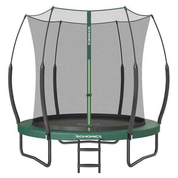 Trampoliinin turvaverkko vetoketjulla 244 cm leveä
