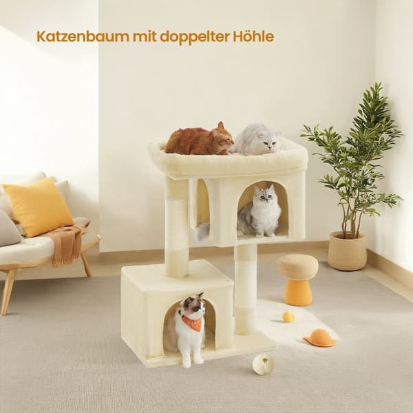 101 cm hög klösträd, klösträd, stor plattform