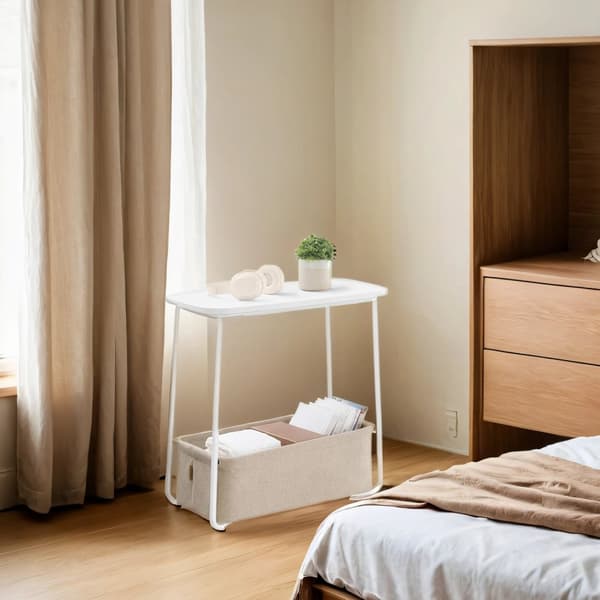 Firkantet sidebord, lite bord, lite salongbord