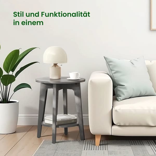 Sidobord, soffbord, litet runt bord