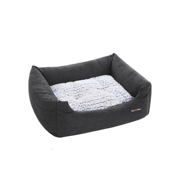 Hundeseng med vendbar hynde 60 x 50 x 20 cm