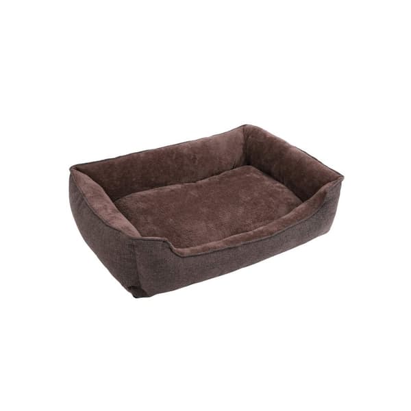 Vaskbar hundeseng 110 cm brun
