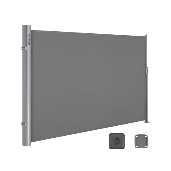 Udtrækkelig sidemarkise 180 x 400 cm til balkon