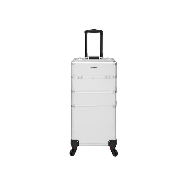 3-i-1 kosmetikvagn silver