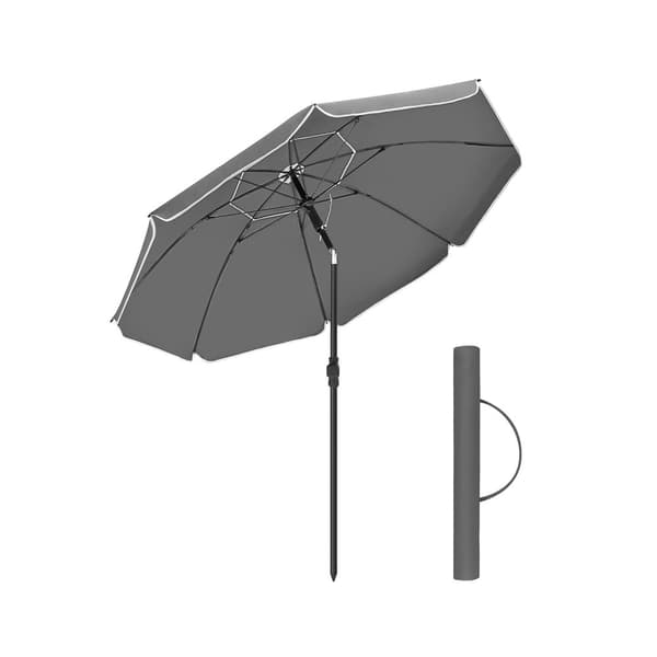 Parasol Ø 200 cm, foldbar