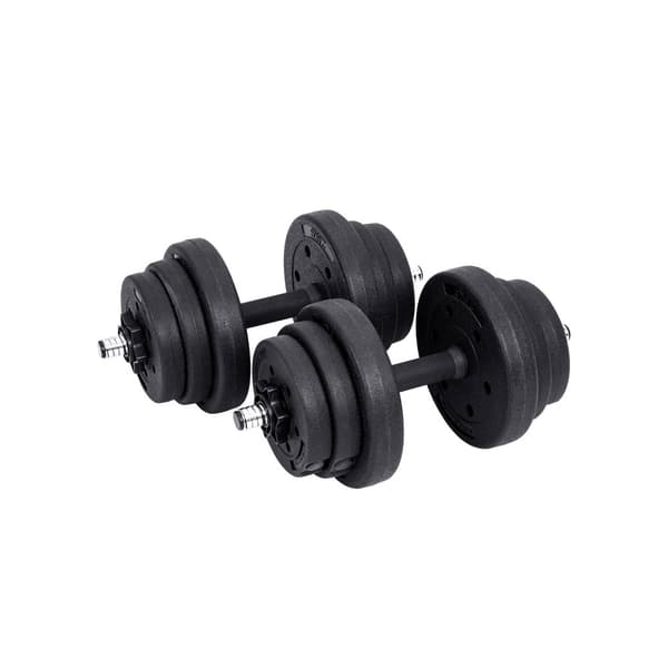 Vægtstangssæt 20 kg sort