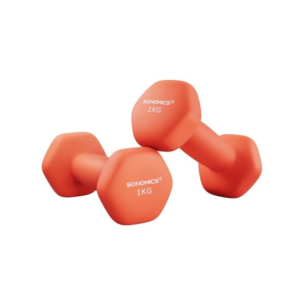 Hantlar set med 2 orange