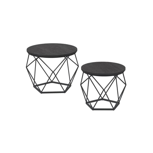 Svart soffbordsset, 2 delar