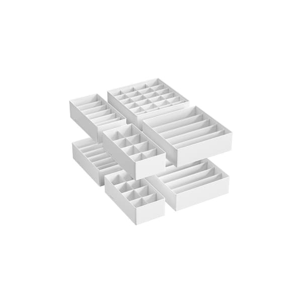Undertøjsorganisatorsæt med 8 stk. Cloud White