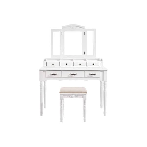 Sminkbord med 7 lådor
