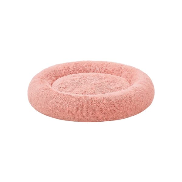 Hundeseng fluffy 120 cm d vaskbar pink