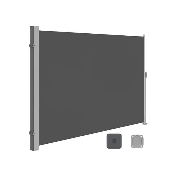 Udtrækkelig sidemarkise 200 x 400 cm til balkon