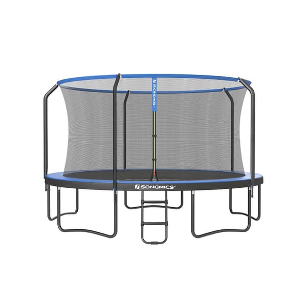 Trampolin Ø 427 cm med sikkerhedsnet og stige