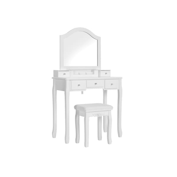 Sminkbordsset vitt