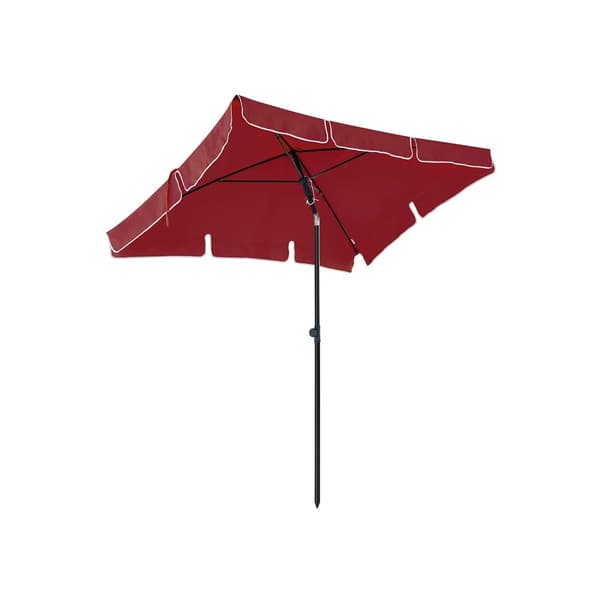 200 × 125 cm parasoll rött