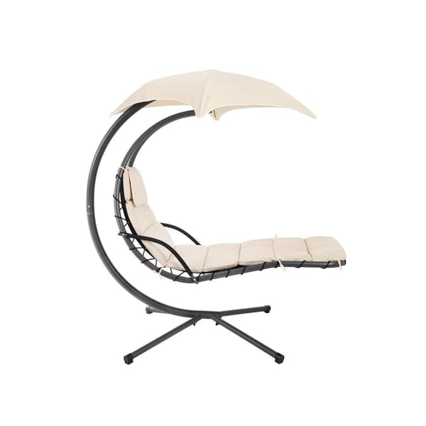 Kelluva lepotuoli beige
