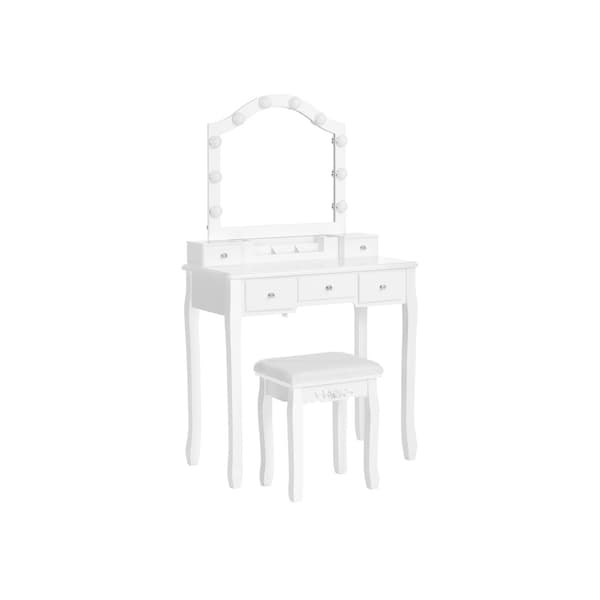 Sminkbordsset vitt