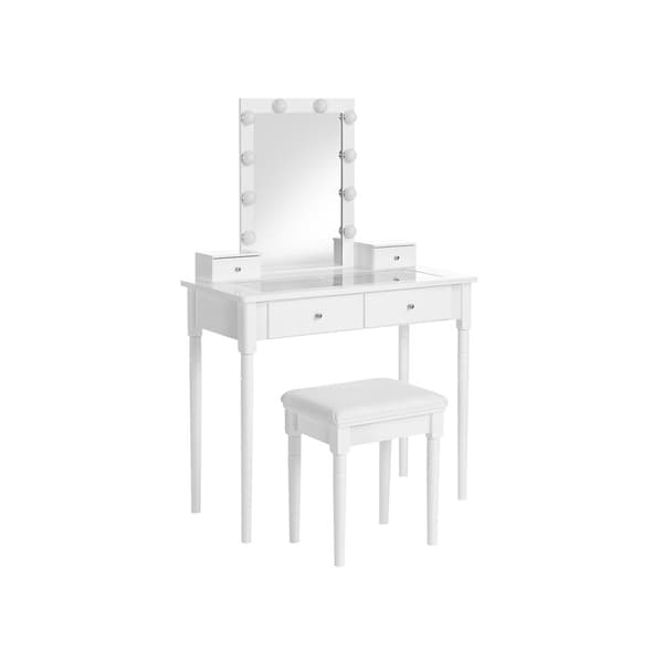 vitt sminkbord