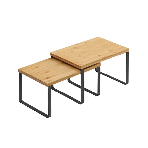 Kryddställ, set om 2, vit/naturfärgad