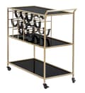 Miniatyrbild 3 av 8: FURNLUX SIDOBORD STRING GULD 79CM
