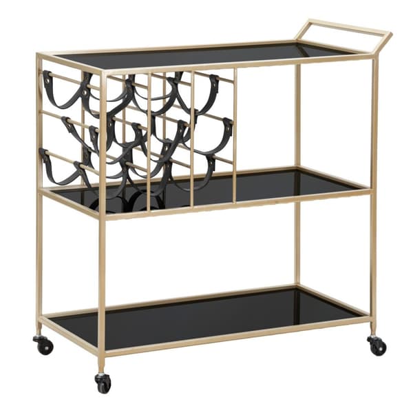FURNLUX SIDOBORD STRING GULD 79CM