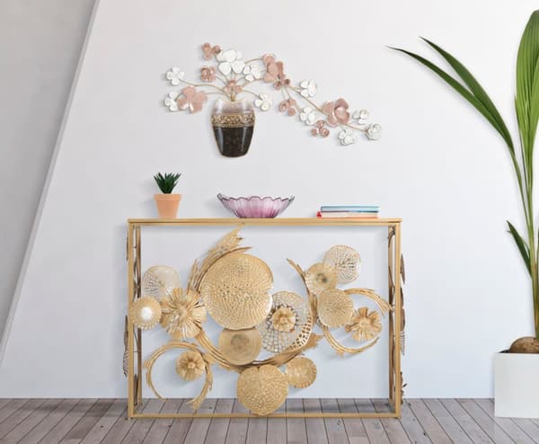 FURNLUX KONSOLBORD UNIVERS GULD 114CM