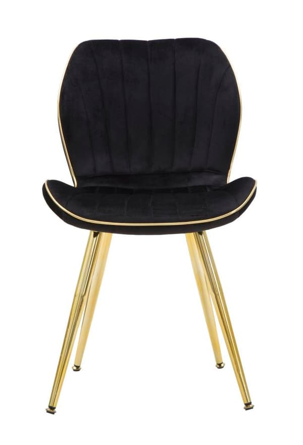 FURNLUX MATSALSSTOL PARIS SVART 46CM (2 ST)