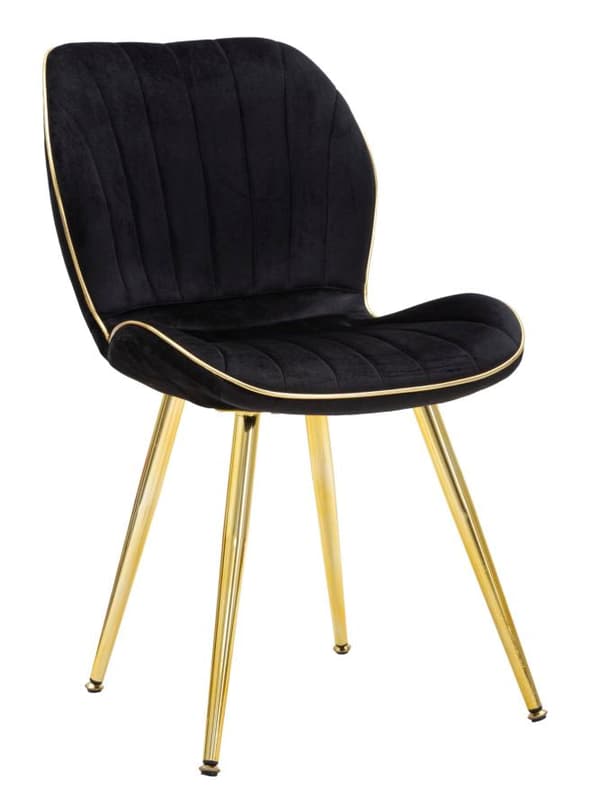 FURNLUX MATSALSSTOL PARIS SVART 46CM (2 ST)
