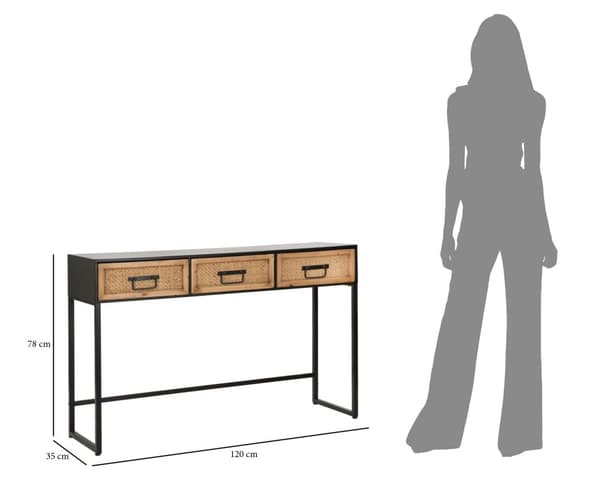 FURNLUX KONSOLBORD HANOI BEIGE 120CM