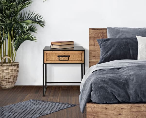 FURNLUX NATTDUKSBORD HANOI BEIGE 45CM