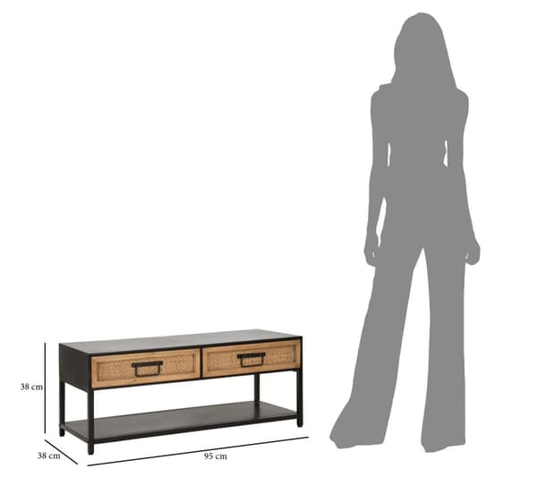 FURNLUX TV-BÄNK HANOI BEIGE 95CM