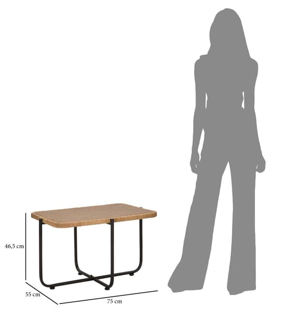 FURNLUX SOFFBORD CEBU BEIGE 75CM