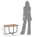 Miniatyrbild 8 av 9: FURNLUX SOFFBORD CEBU BEIGE 75CM