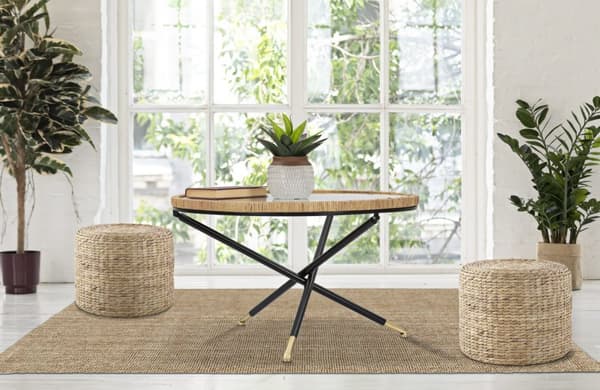 FURNLUX SOFFBORD TAVOLO BEIGE 80CM