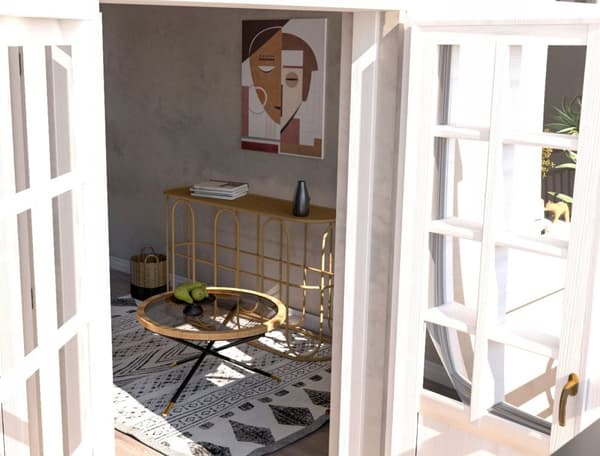 FURNLUX SOFFBORD TAVOLO BEIGE 80CM