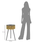 Miniatyrbild 6 av 7: FURNLUX SOFFBORD GLOTY GOLD 40CM