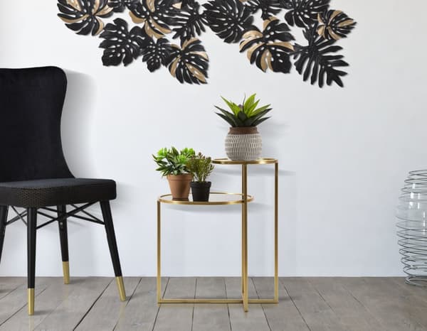 FURNLUX SOFFBORD NIVÅ GULD 50CM