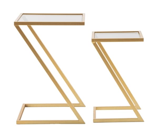 FURNLUX SOFFBORD SET GULD 40CM (2 ST)