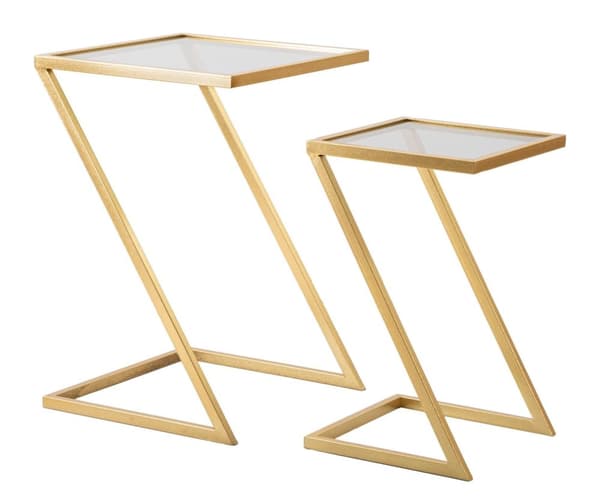 FURNLUX SOFFBORD SET GULD 40CM (2 ST)