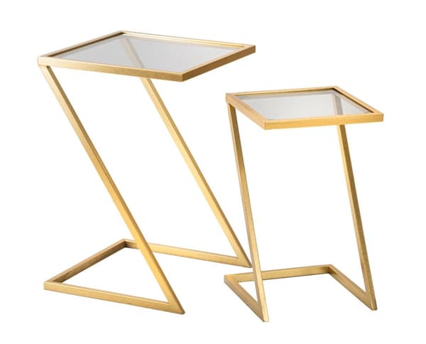 FURNLUX SOFFBORD SET GULD 40CM (2 ST)