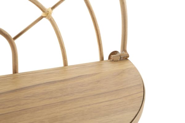 FURNLUX VÄGGHYLLA BÅGE BRUN 35CM